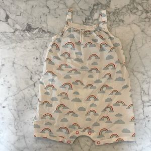 Rainbow baby romper